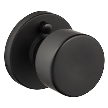 Sure-Loc Hardware Sure-Loc Hardware Bergen Round Privacy Knobset, Flat Black BG102 FBL